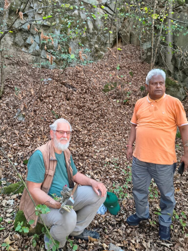 Jaroslav Lexa and Santosh Kumar during the fieldwork