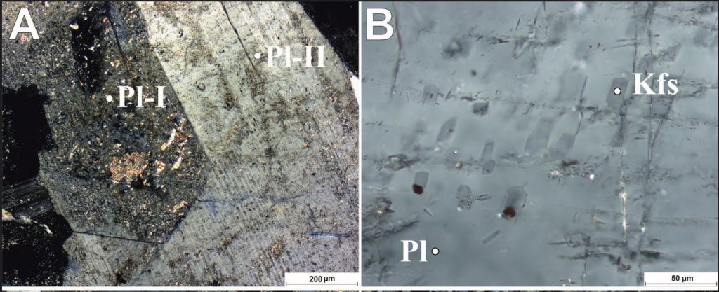 Mineralogické dôkazy pre miešanie granitických resp. silikátových magiem v kôre Zeme