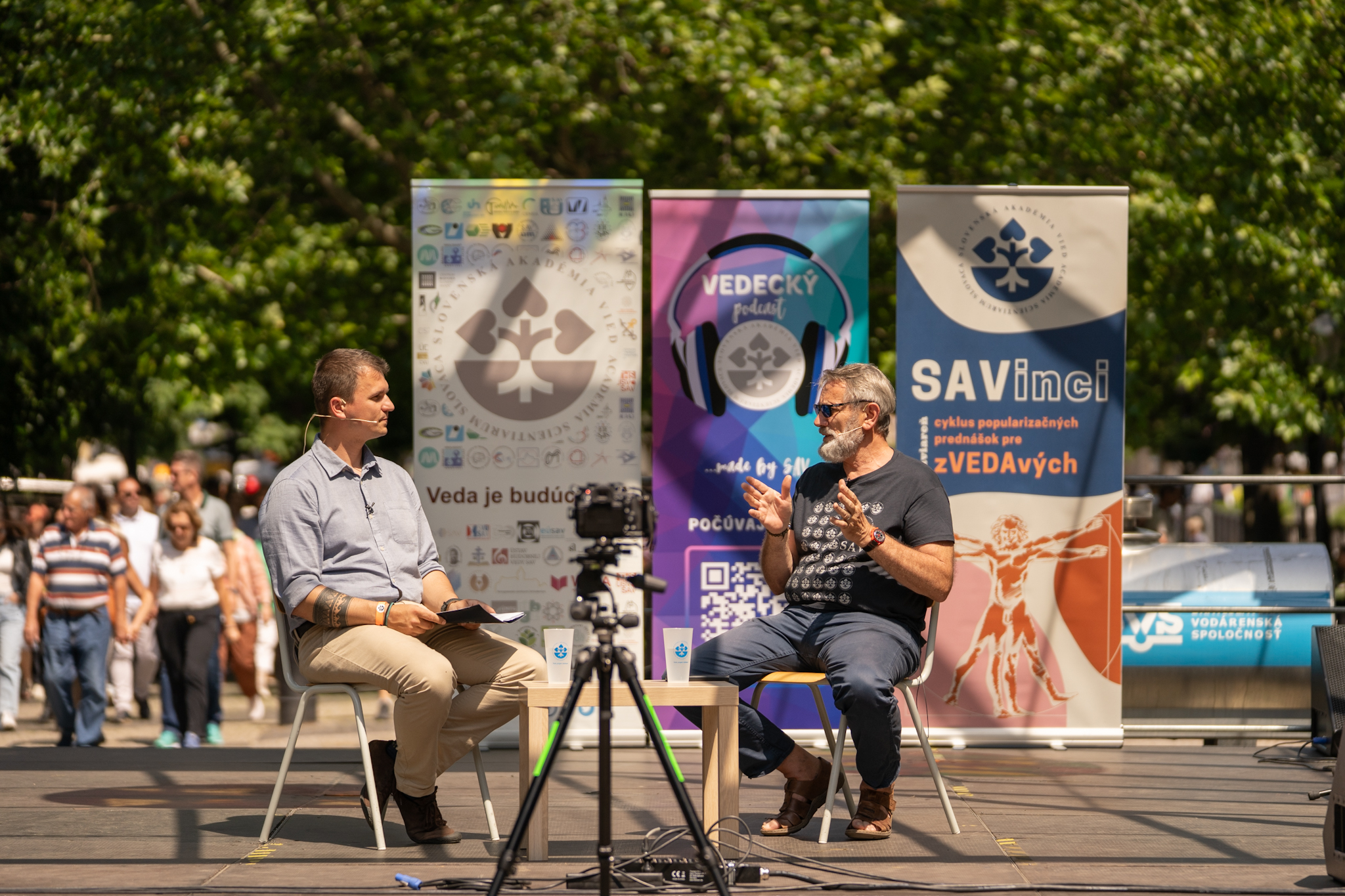 Pavol Siman na podujatí My sme SAV