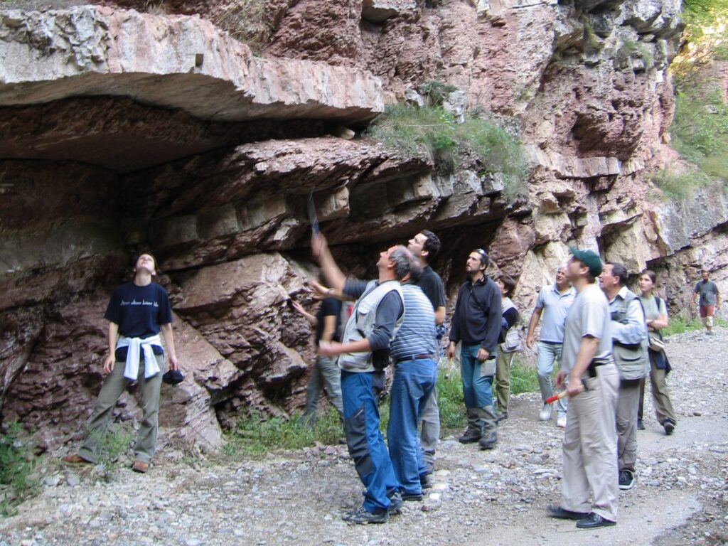 Na exkurzii s mladými kolegami z Geologického ústavu SAV.