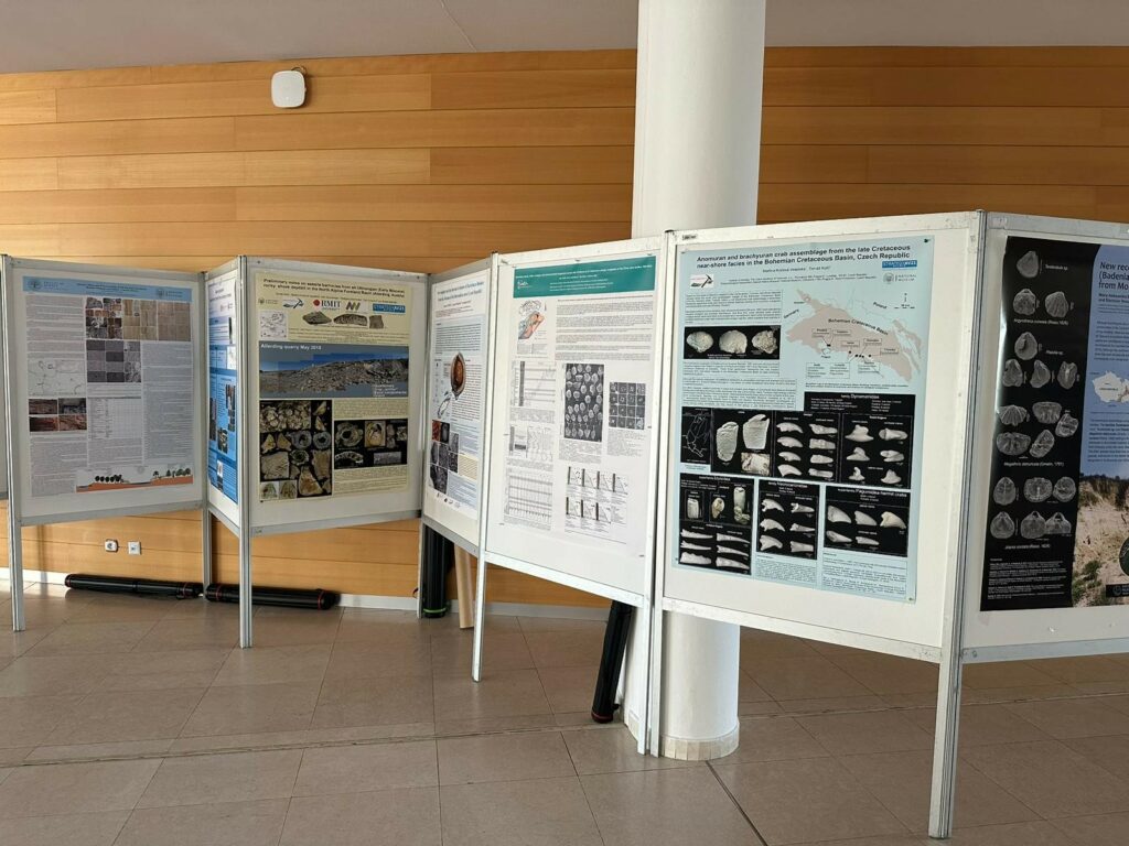 Posterová sekcia paleontologickej konferencie v priestoroch auly VŠB – TU Ostrava.